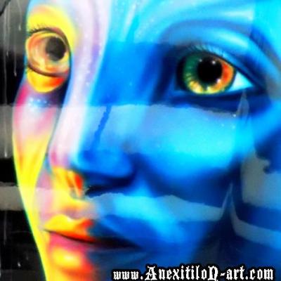 Avatar Fantasy Airbrush Art By 