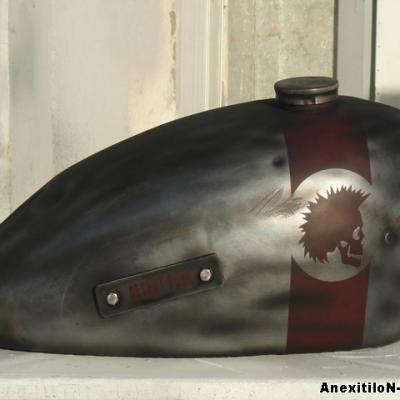 Cafe Racer Rat Bike By S. Koureas Www.anexitilon Art.com Nicosia Airbrushing