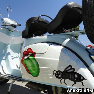 Custom Painted Fenders Vespa Lambretta Club Of Nicosia