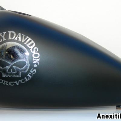 Harley Dark Custom Tank By Savvas Koureas 10 2013 Classic Airbrushing