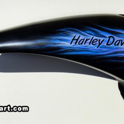 Harley Tank In Flames By Savvas Koureas 8 2012