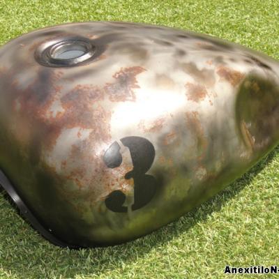 Rat Rod Bike Tank By S. Koureas Www.anexitilon Art.com Paphos Airbrushing