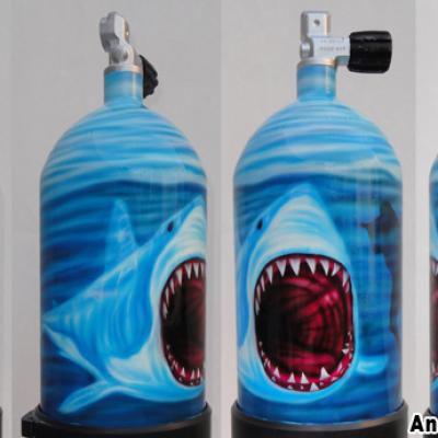 Scuba Diving Tank By Savvas Koureas 6 2014 Protaras Ayia Napa Airbrushing