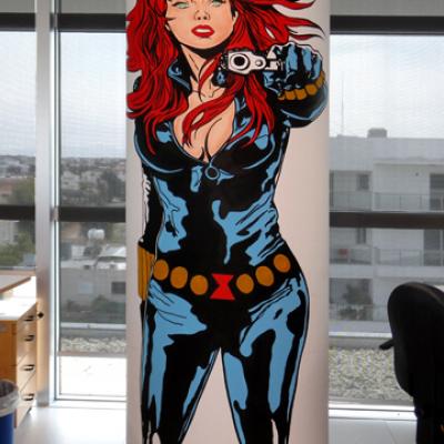 Black Widow Wall Art By S. Koureas Www.anexitilon Art.com Crm.com Cyprus Offices