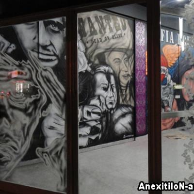 Shop Window Glass Airbrushing Anexitilon Cyprus