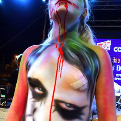 Comiccon Joker Bodyart Body Art By Anexitilon