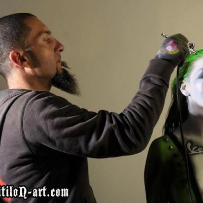 Full Body Airbrushing Body Art By Anexitilon Savvas Koureas