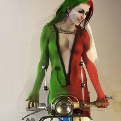Italy Body Painting Model Body Art By Anexitilon