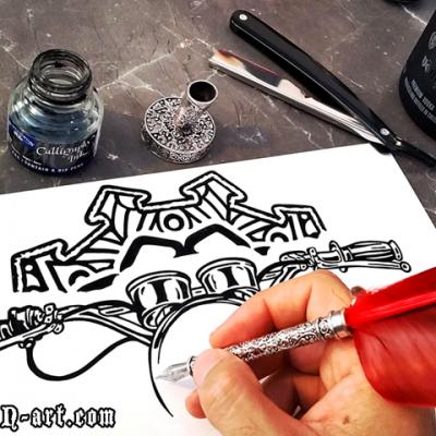 Ledra Motorcyclists Tshirt Logo Design Art By Anexitilon Savvas Koureas