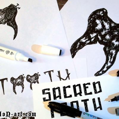 Sacred Tooth Logo Art By Anexitilon