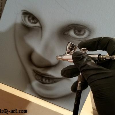 Portrait Airbrushing By Anexitilon